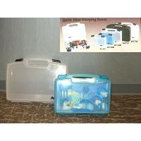 24-piece plastic carry cases