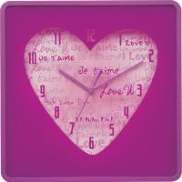 Glass Lens Square Wall Clock