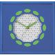 Glass Lens Square Wall Clock