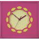 Glass Lens Square Wall Clock, PIC059G