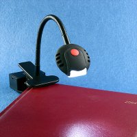 Clamp-On Flexi Ø10mm White LED Light