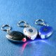 Metal/Plastic 10MM LED Light with Keychain, 163