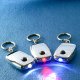 Chrome Metal LED Light with Keychain, 336