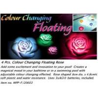 4pcs Colour Changing Floating Rose