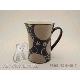 New Bone China Black color mug