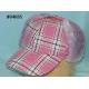 Wool Viscose Checked Baseball Cap with Fur earflap