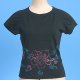 Ladies' Knitted T-Shirt with Printing & Embroidery on Front Panel, PL1564A