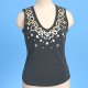 Ladies' Knitted Singlet with Sequines on Front Panel, AW6309
