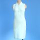 Ladies' Knitted Dress with Flatknit Collar & Cuff, a Embroidery on Left Front Chest, 9198