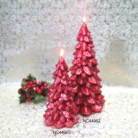 Metallic Christmas Tree Candles