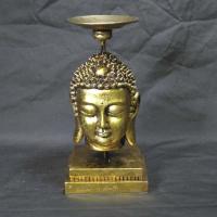 Buddha Head Candle Holder