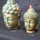 Buddha Head Candles, NC43108, NC43109