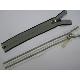 Reflective tape zipper