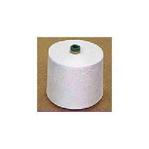 100% Spun Polyester Sewing Thread Yarn in Optical White -- On Paper Cone