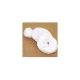 100% Spun Polyester Sewing Thread Yarn in Raw White -- On Hank, SL-RW (On Hank)