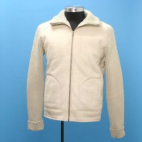 Mens 100% polyester bonded fleece jacket