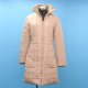 Ladies 100% polyester long coat