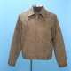 Mens 100% polyester suede jacket