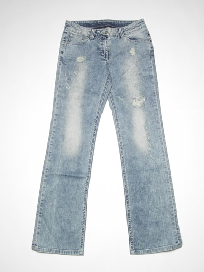 Ladies' acid washed jean