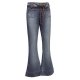 Belted Sandblast Jeans
