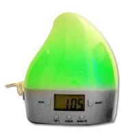 Colorful clock with radio