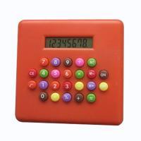 Square Calculator With Colorful Keys