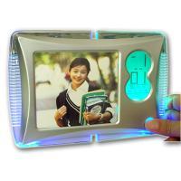 Colorful Frame With Clock