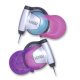 Ear Clip Stereo Headphones with Changeable Color Cap, CP-38