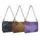 Leather Coins Bag with Key Ring