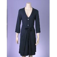 V NECK 3/4 SLEEVES CARDIGAN