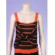 BOW FRONT STRIPED VEST