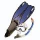 Mask & Snorkel & Fins, 65246