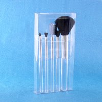 5 PCS COSMETIC BRUSH SET W/HOLDER
