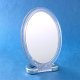 OVAL PLASTIC HAND/STAND/HANG MIRROR