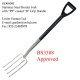 BS3388 Approved Stainless Steel Border Fork-4 Tines, PP  inchesD inches grip handle, GD0009I