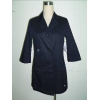 LADIES' COTTON WOVEN BLAZER