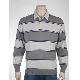 Men's shirt collar Pullover, long fully fashioned set-in sleeves., S10/10005