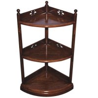 Ming Design Corner Table in French Carving