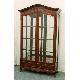 Glass display Cabinet with 2 drawers & 2 door in French, NKH-1427F