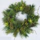 24 inches ARTICHOKE/ PINE WREATH