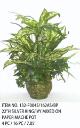 22 inchesH SILVER KING/IVY MIXED ON PAPER MACHE POT, 132-F0045/162AS/BP