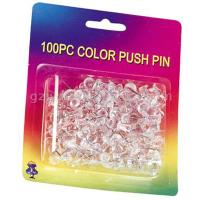 100pcs Clear Push Pins