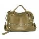 Ladies Fashion Bag - Side Buckle & Fringes Leather Bag