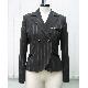 Women's Poly Rayon Spandex Stripe Blazer, ADJ-150