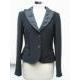 Polyester Lined Jacket With Nice Metallic Fabric On Collar, ADJ-125
