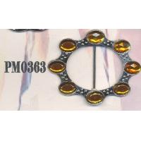 Belt Buckle w/ Acrylic Stone