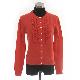 12GG Round neck Ruffle Trims Cardigan
