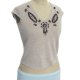 9GG V neck Jersey beading Vest, CPL91070