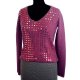 7GG V-neck long sleeves reverse jersey pullover, CPL-76607