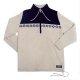 7GG Mock neck half zipper long sleeves snow flake jersey pullover w/ poly fleece, CPL-76470